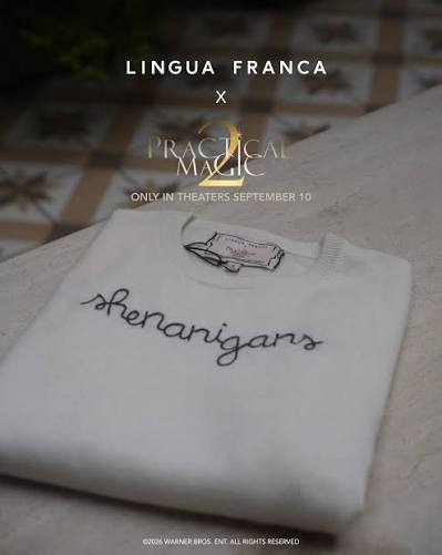 Lingua Franca × Practical Magic 2 embroidered sweater